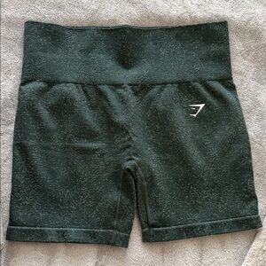 Gymshark High-Waist Women's Athletic Shorts - Dark Green size M never worn